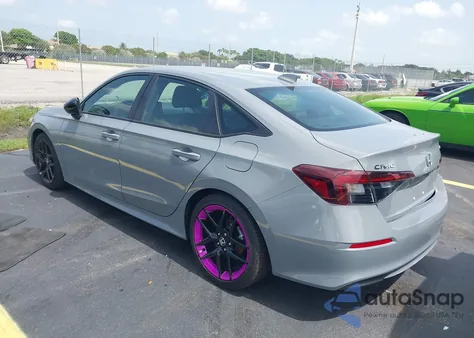 2025 Honda Civic Sport z USA, uszkodzony, nr VIN 2HGFE2F59SH542546